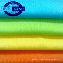 Kostenlose Probe 100% Polyester Double Side Interlock Gewebe für einheitliches 100% Polyester Double Side Interlock Gewebe für Uniform